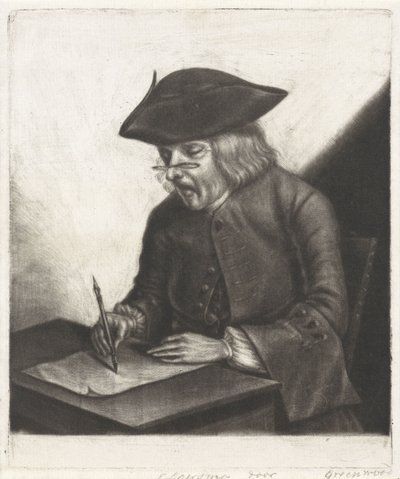 Portrait of the Painter Tako Jajo Jelgersma by John Greenwood